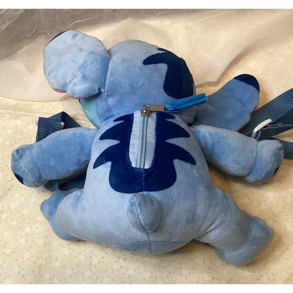 Stitch (Lilo) Disney Plush Zippered Crossbody Bag Adjustable Strap Zipper Pouch